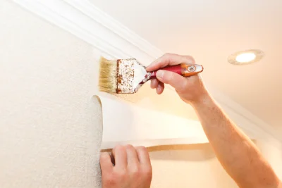 Pose de papier peint à Sommecaise — revêtements muraux et toiles de verre